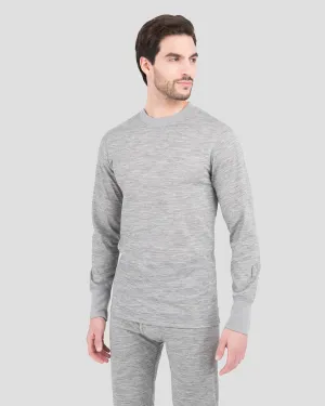 3.0 Men's Heritage Heavyweight Merino Wool Bi-Layer Thermal Crew Shirt