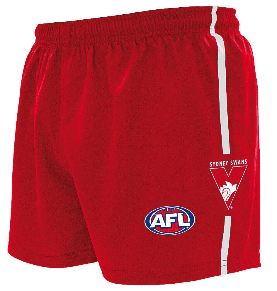 AFL Home Baggy Shorts - Sydney Swans - Adult - Supporter - Burley Sekem