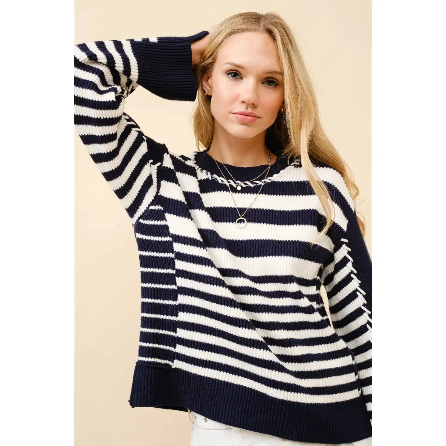 Aurora Pullover Knit Sweater