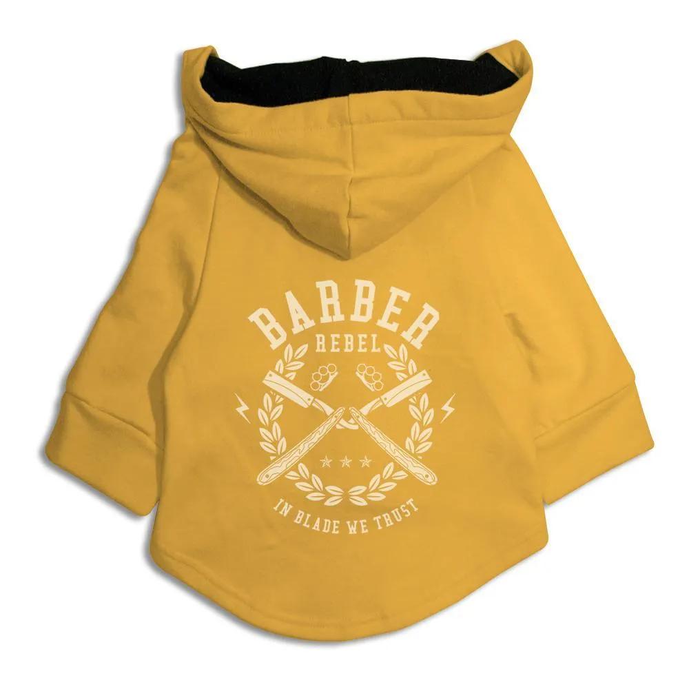 Barber Rebel Dog Hoodie Jacket