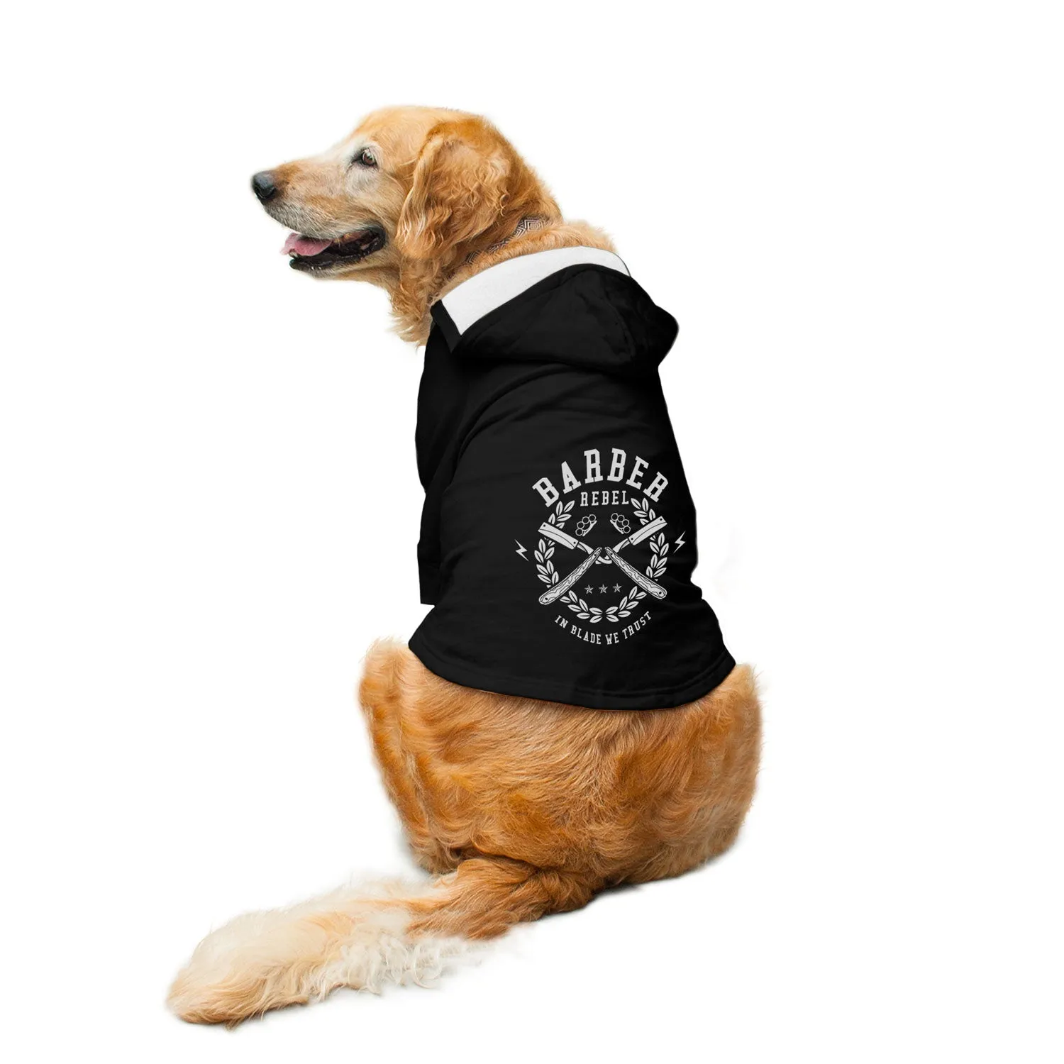 Barber Rebel Dog Hoodie Jacket