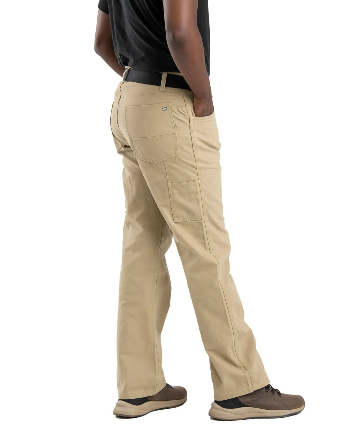 Berne Apparel Mens Heartland Duck Carpenter Timber Khaki 100% Cotton Work Pants