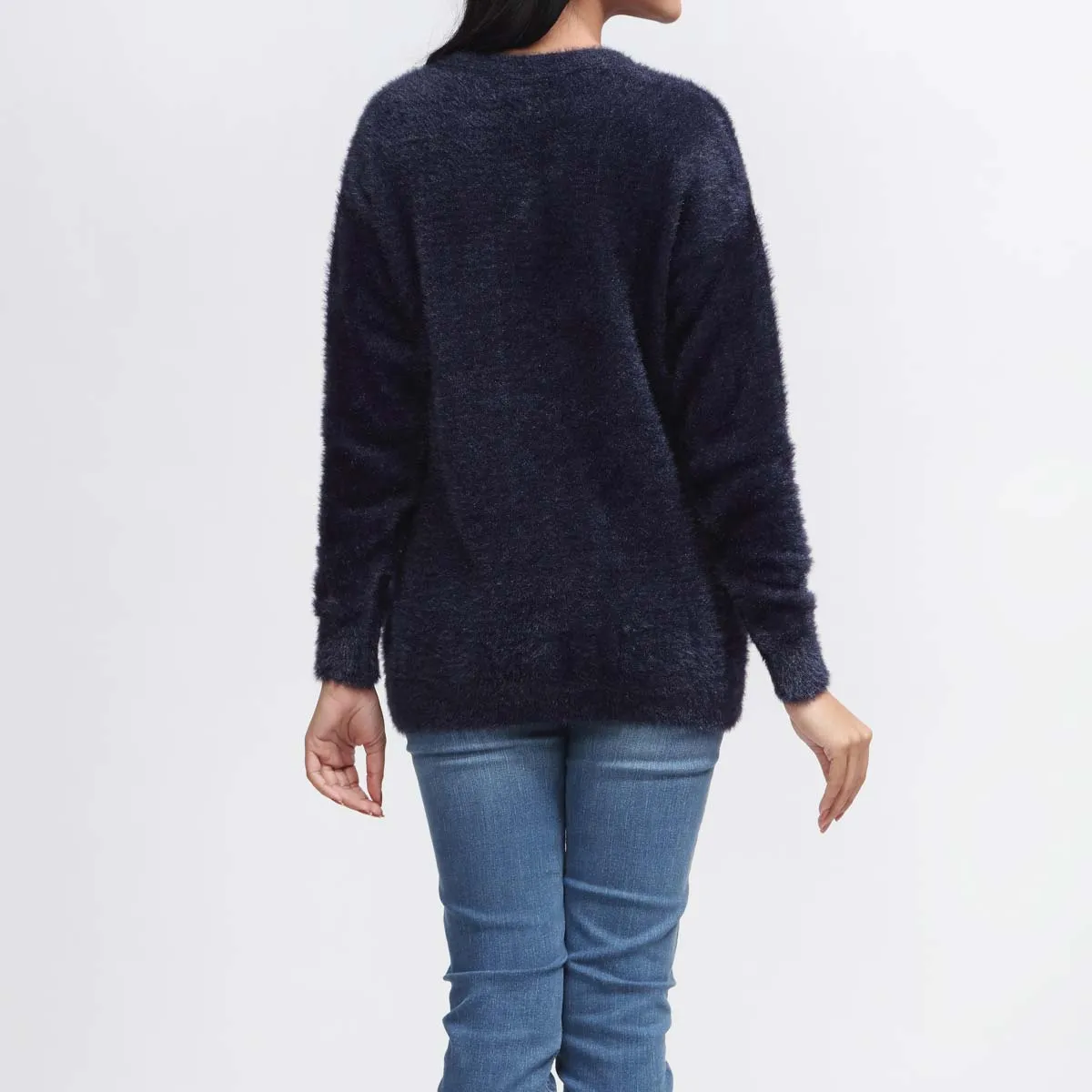 Blue Mid Length Cardigan PW3902