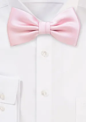 Blush Solid Bowtie