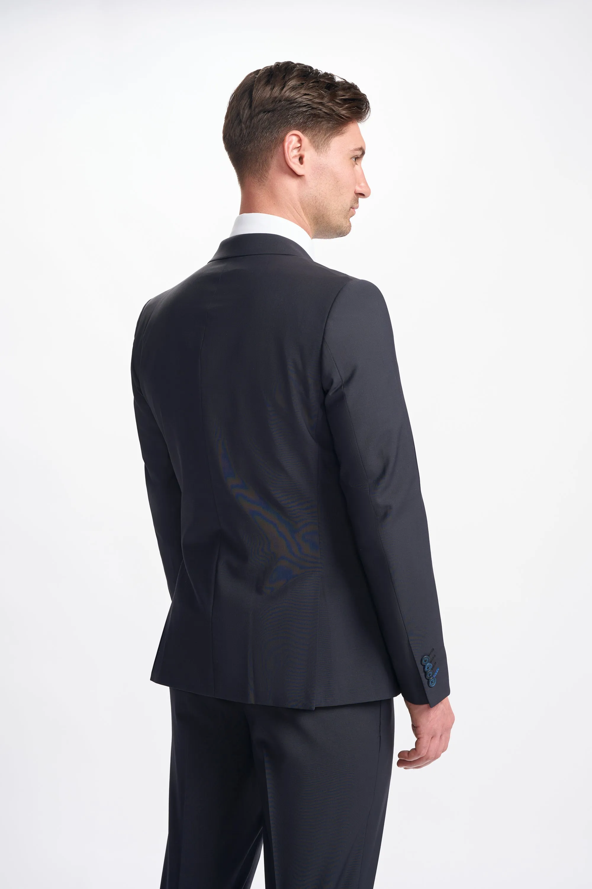 Bond Midnight Navy Double Breasted Two Piece Suit