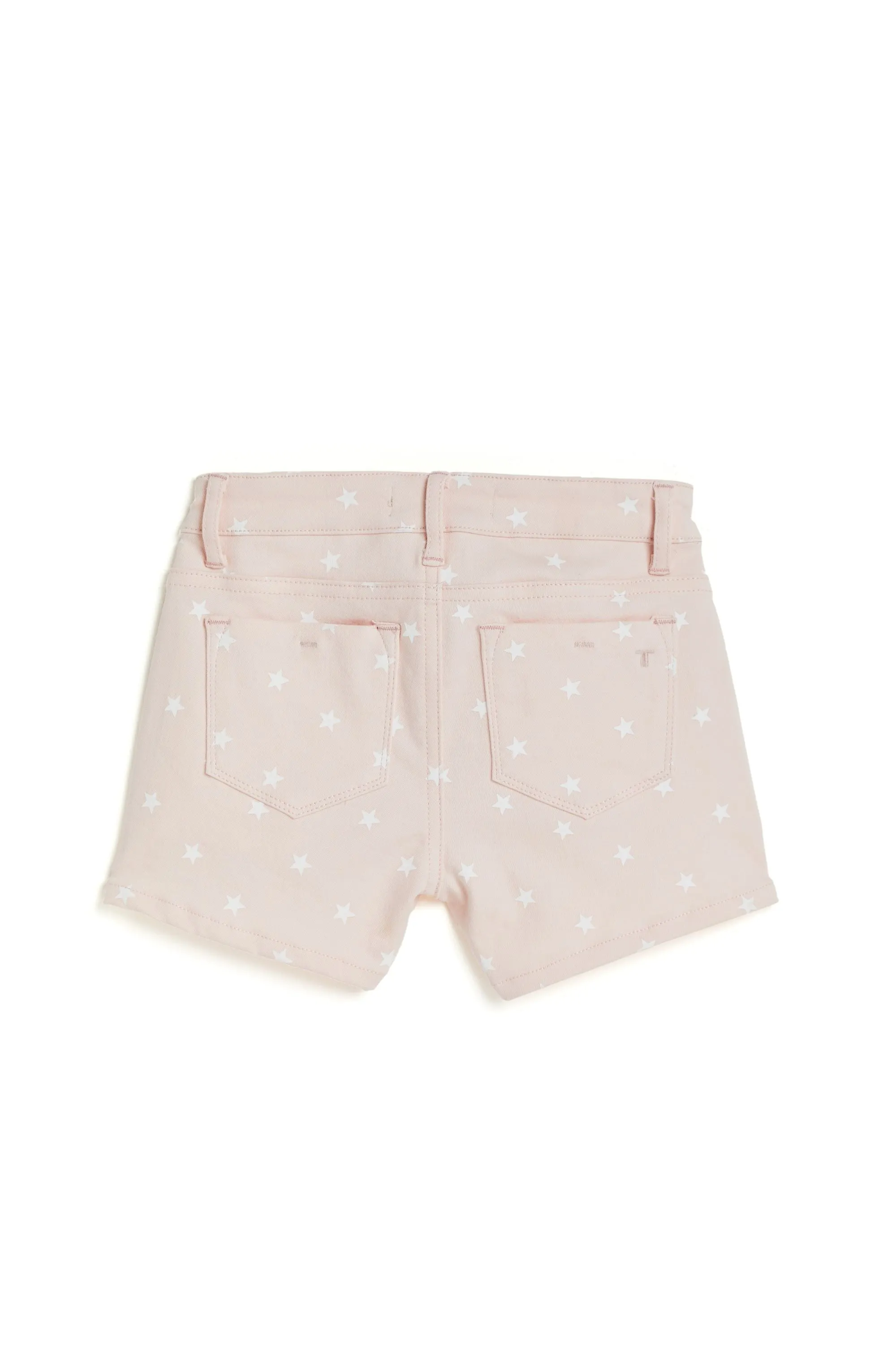 Brittany - Star Print Color Short With Fray Hem