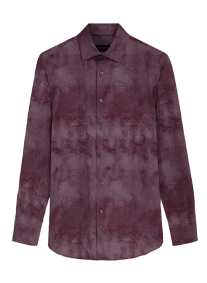 Bugatchi Ooohcotton Shirt James, Burgandy