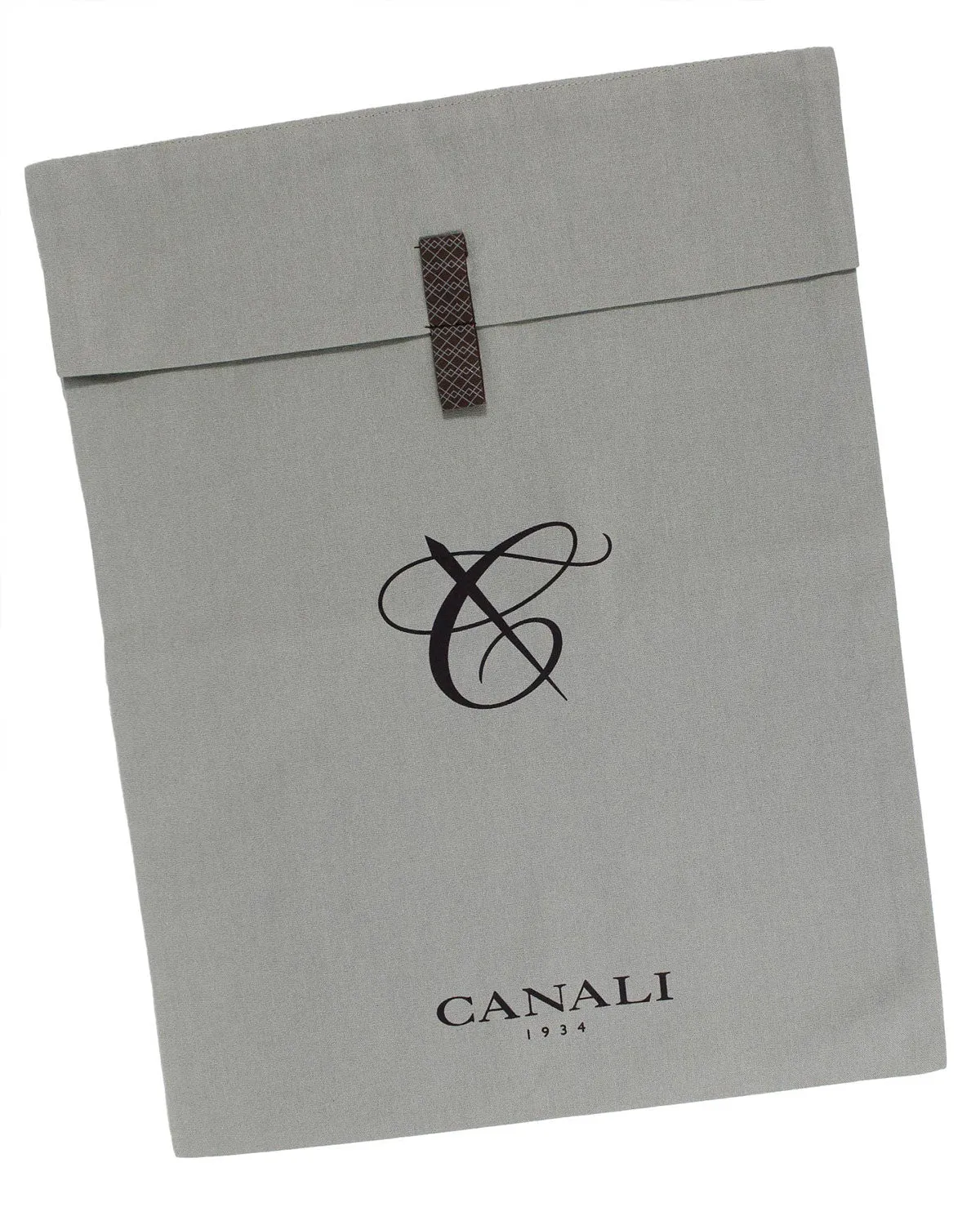 Canali Dress Shirt White Blue Mircro Check Impeccabile - Modern Fit 38 - 15