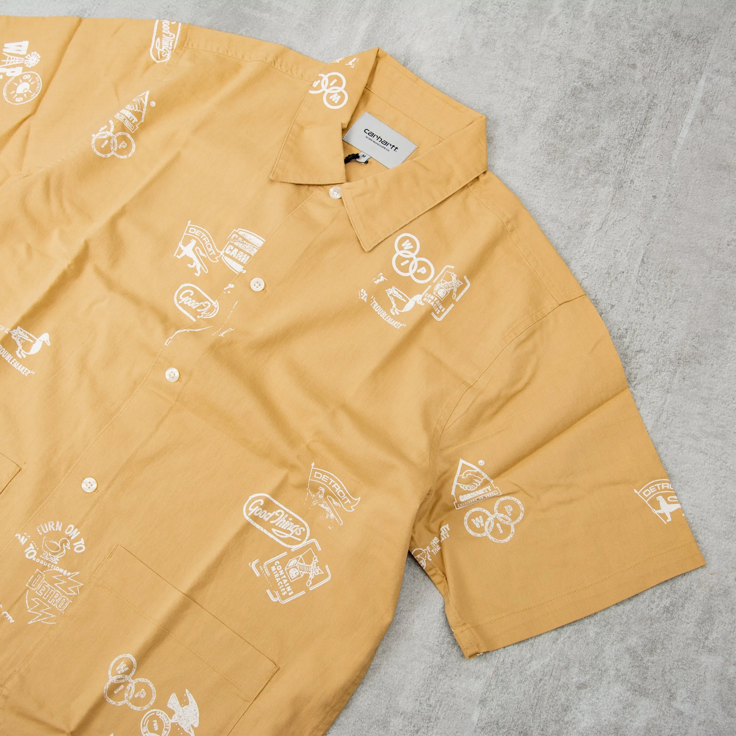 Carhartt WIP Stamp Shirt - Bourbon