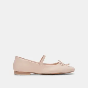 CARIN BALLET FLATS LIGHT PINK LEATHER