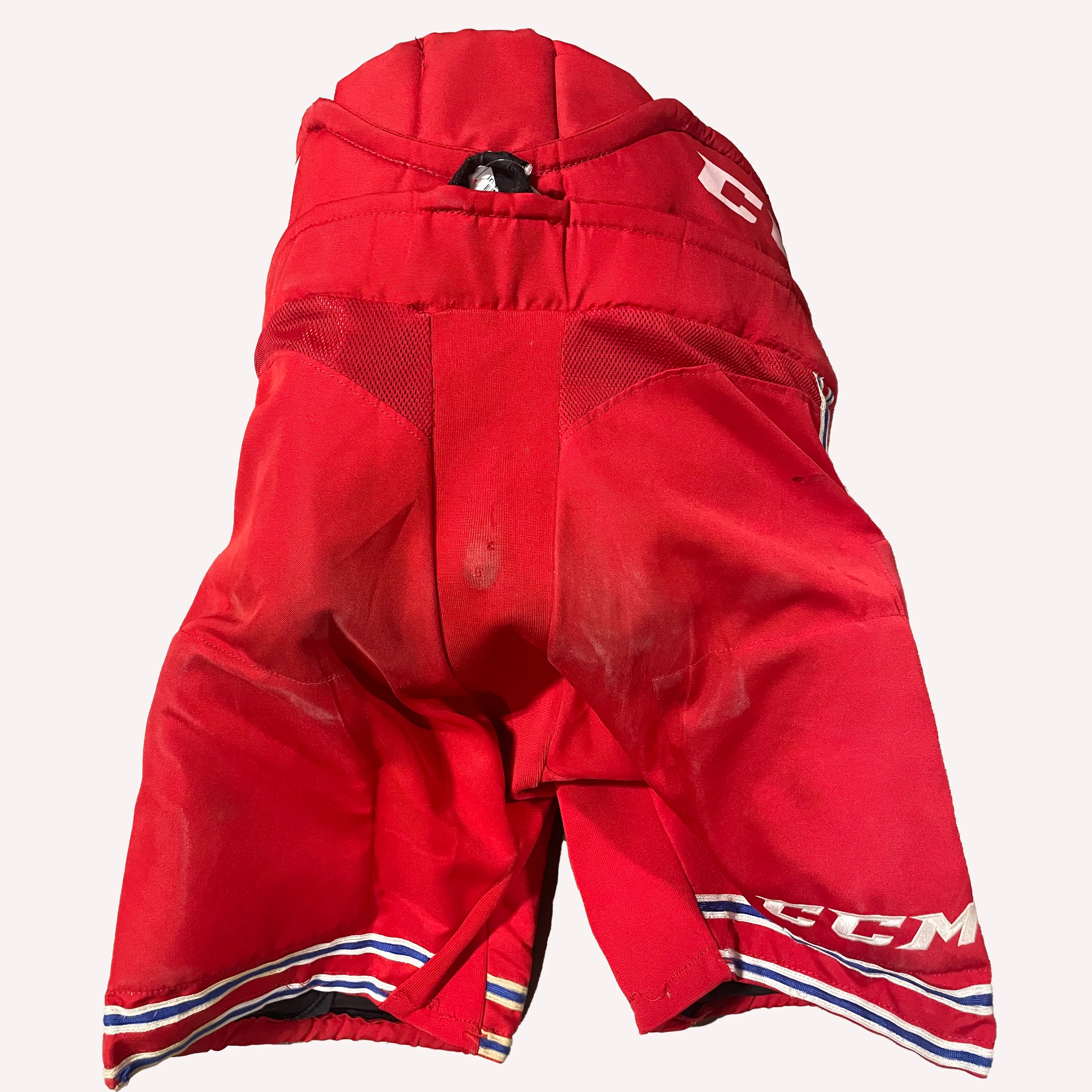 CCM HP31 - Used Pro Stock Hockey Pants (Red/Blue)