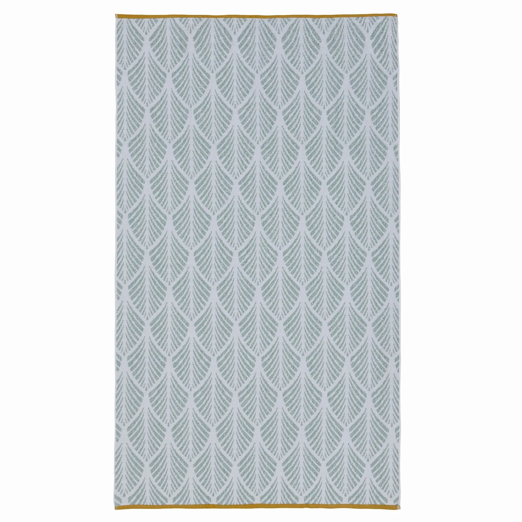 Coimbra Beach Towel [Light grey green/White]