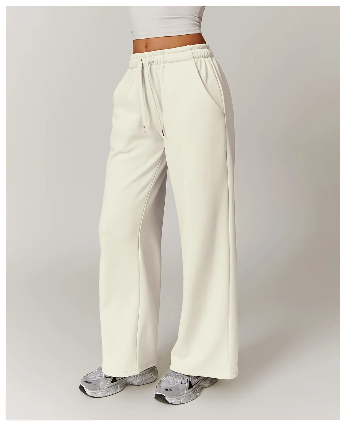 Cozy Fleece-Lined Relaxed Fit Sweatpants