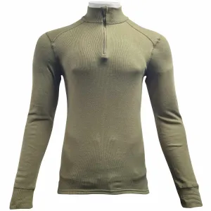 Dutch Army Odlo Thermal Long Sleeve Vest OD Green - Grade 1