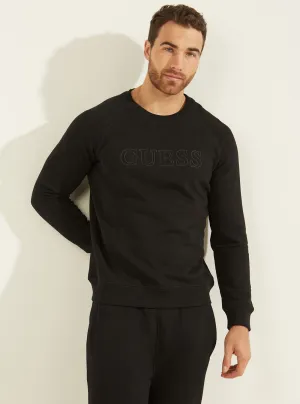 Eco Black Aldwin Active Logo Jumper