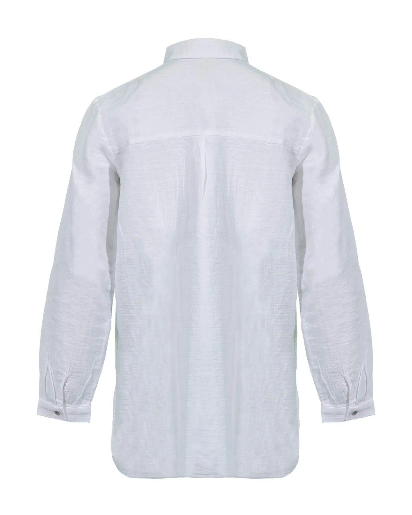 Eileen Fisher Classic Collar Cotton Ripple Shirt