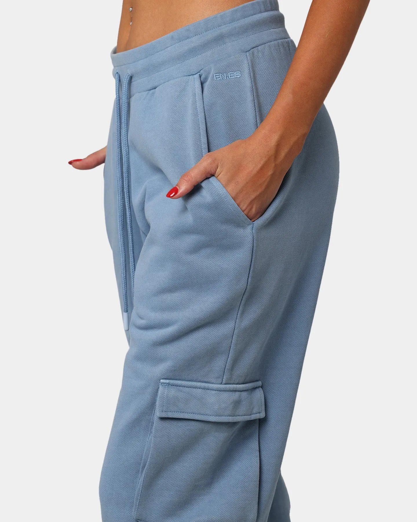 EN ES Women's All Mighty Track Pants Cornflower Blue