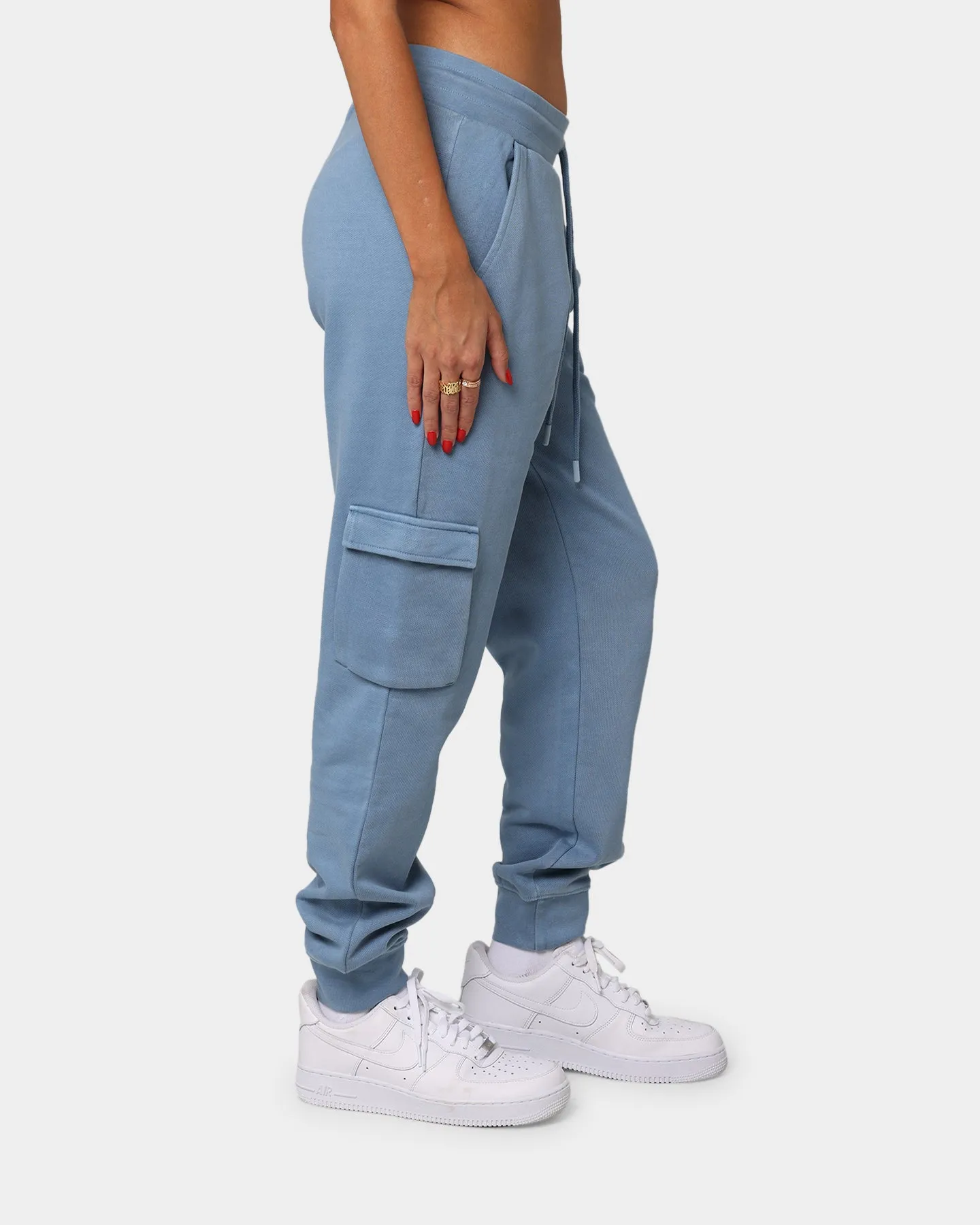 EN ES Women's All Mighty Track Pants Cornflower Blue