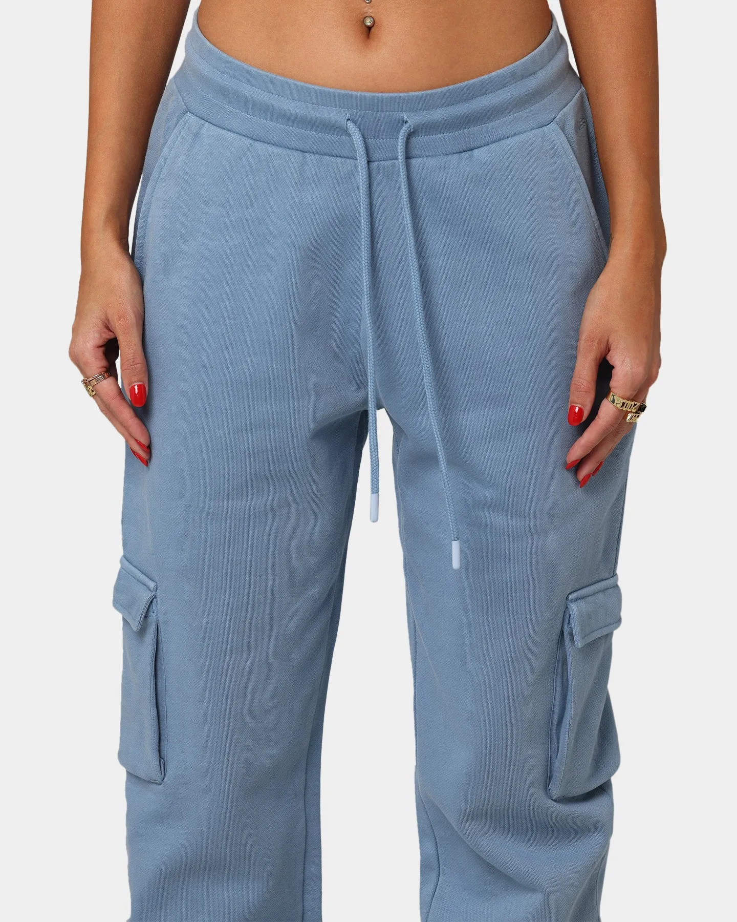 EN ES Women's All Mighty Track Pants Cornflower Blue