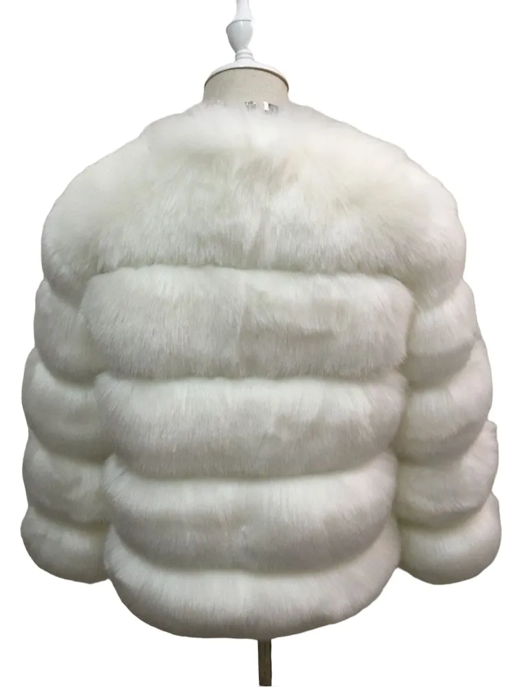 Faux Fur Bubble Coat