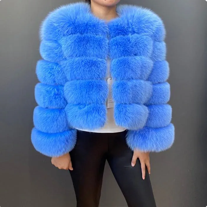 Faux Fur Bubble Coat