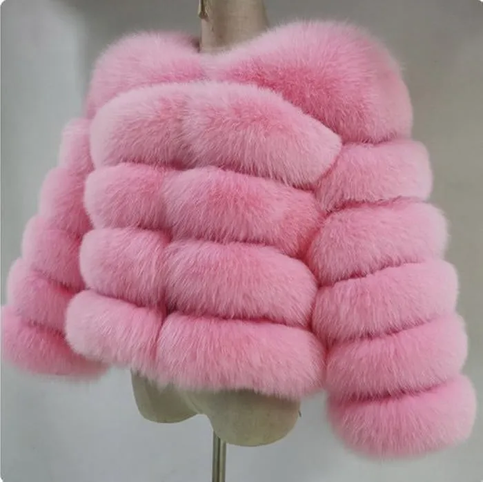 Faux Fur Bubble Coat