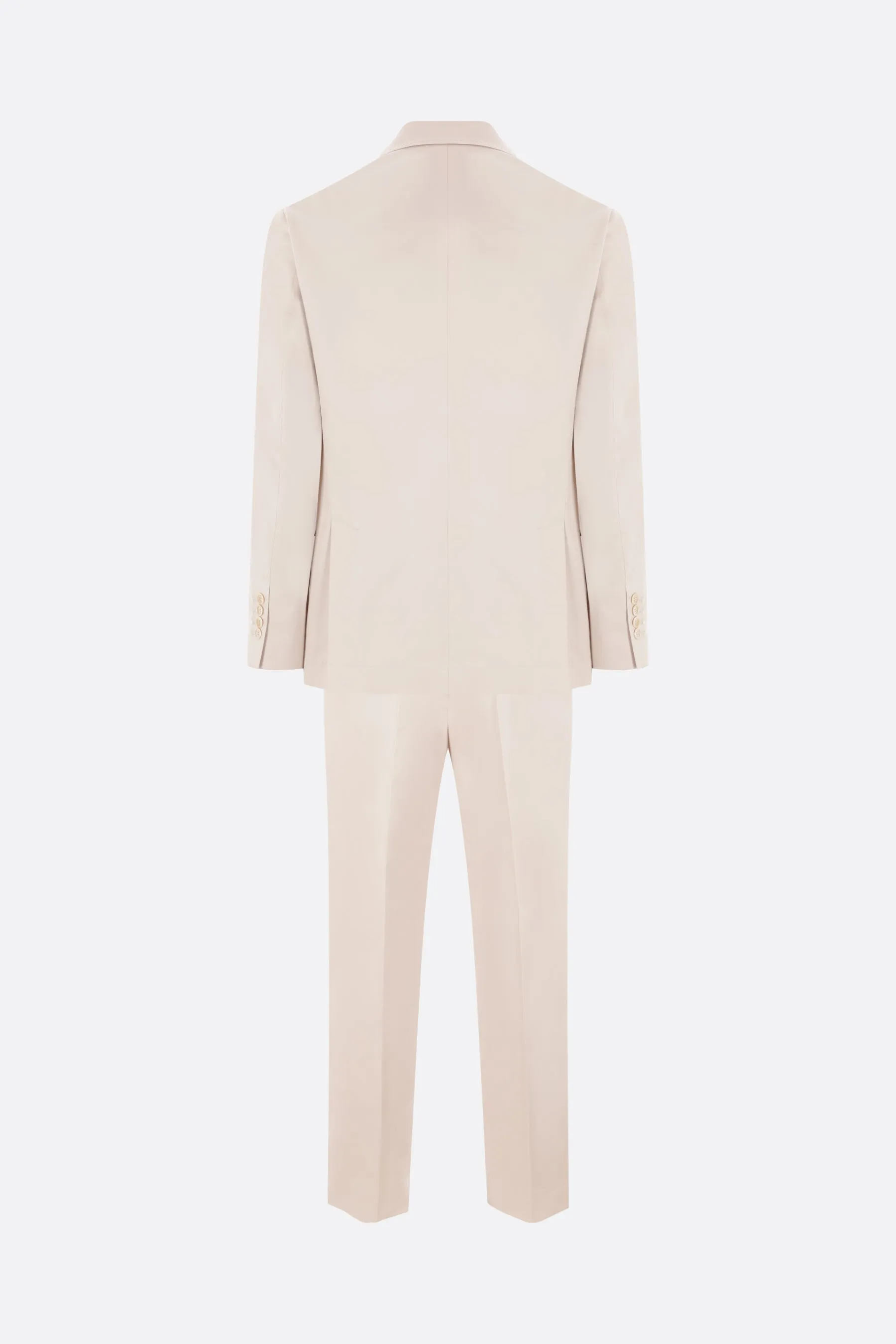 Gabardine Cotton-Cashmere Two-Piece Suit