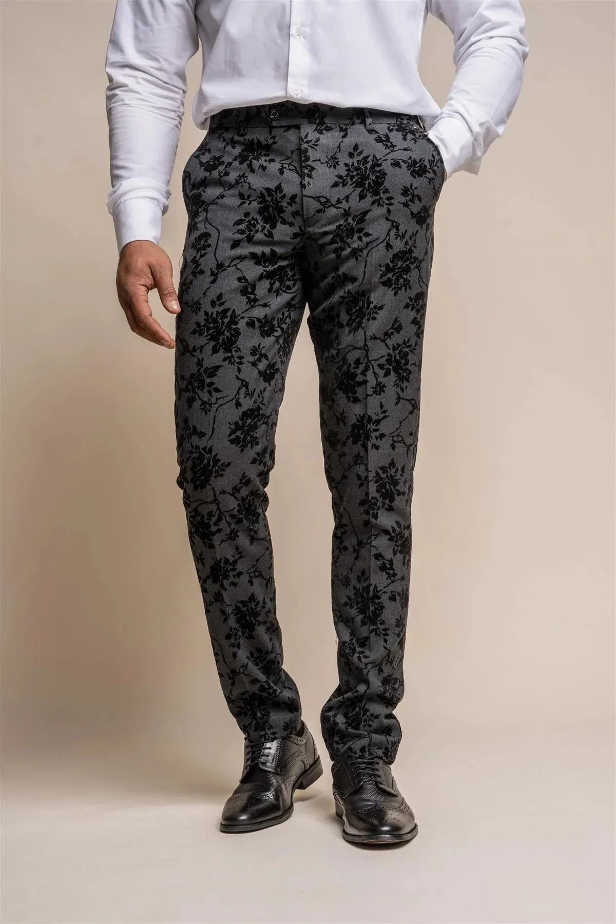 Georgi Floral Three Piece Suit