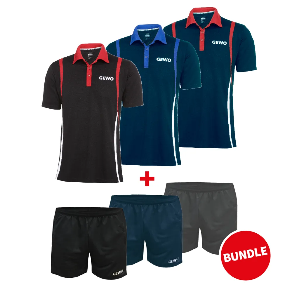 Gewo Bundle Shirt Rovigo   Lagon Shorts