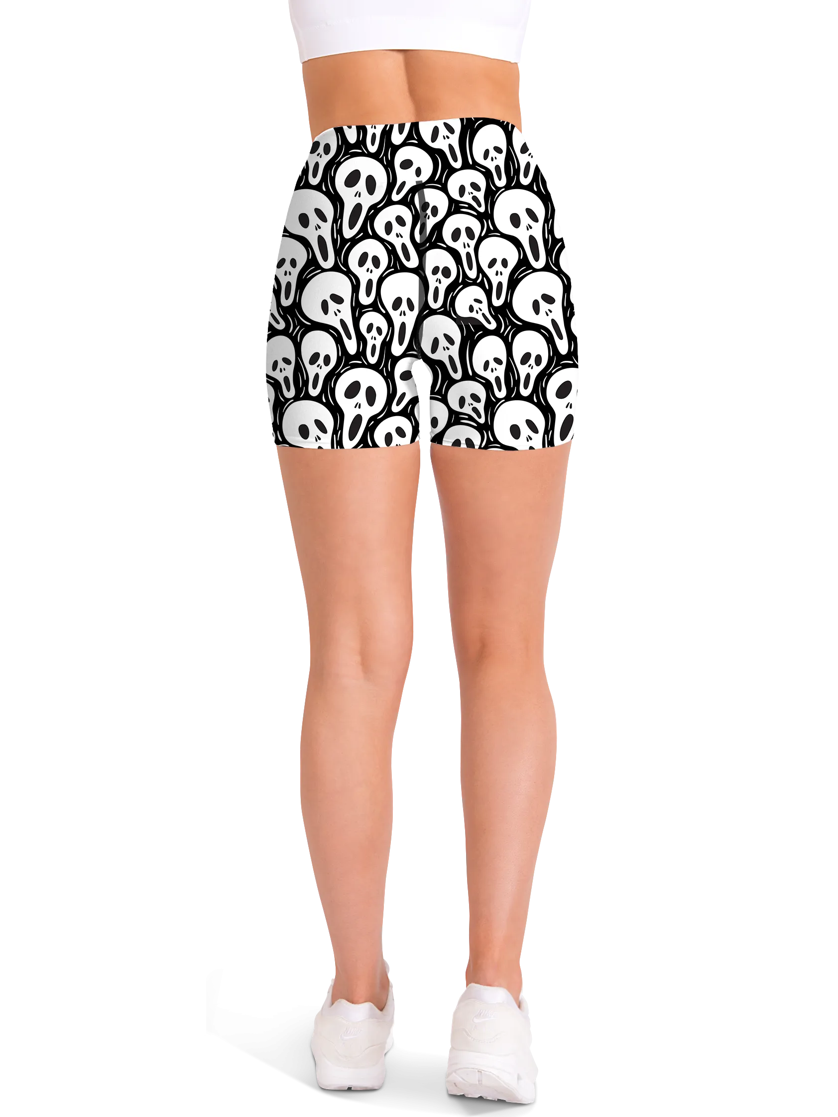 Ghost Face Yoga Shorts