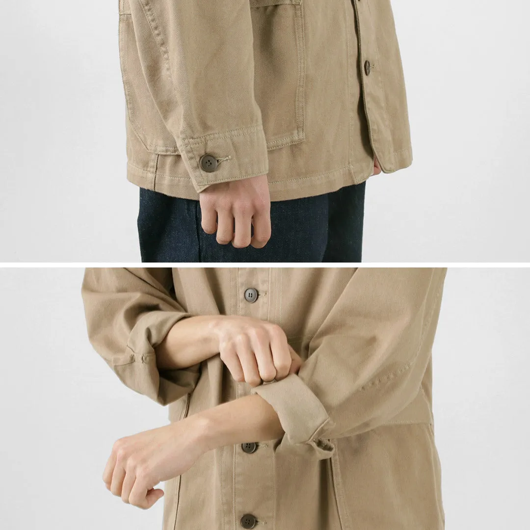 GOHEMP / Green Lodge Jacket Hemp Cotton Recycled Polyester Cloth