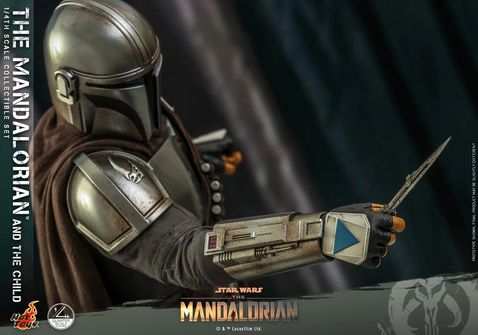 Hot Toys - QS016 - Star Wars™ The Mandalorian™ - 1/4th scale The Mandalorian & The Child Collectible Set