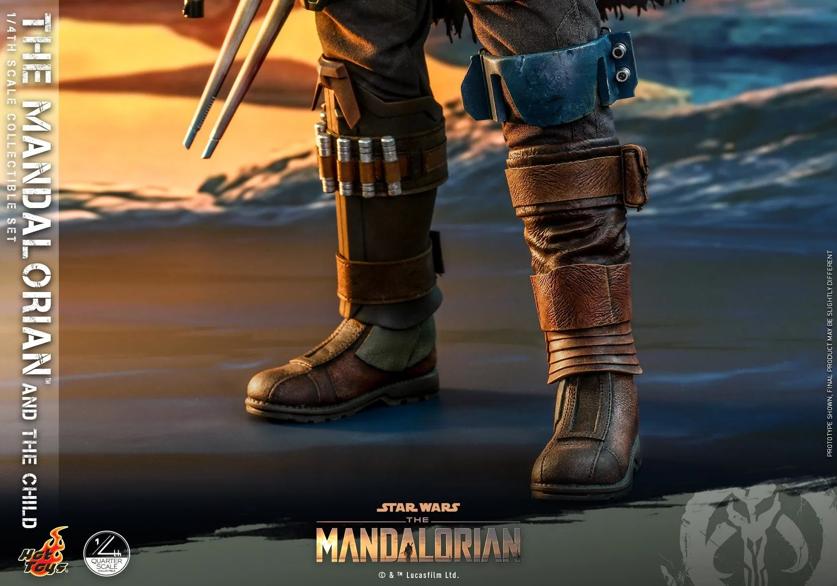 Hot Toys - QS016 - Star Wars™ The Mandalorian™ - 1/4th scale The Mandalorian & The Child Collectible Set