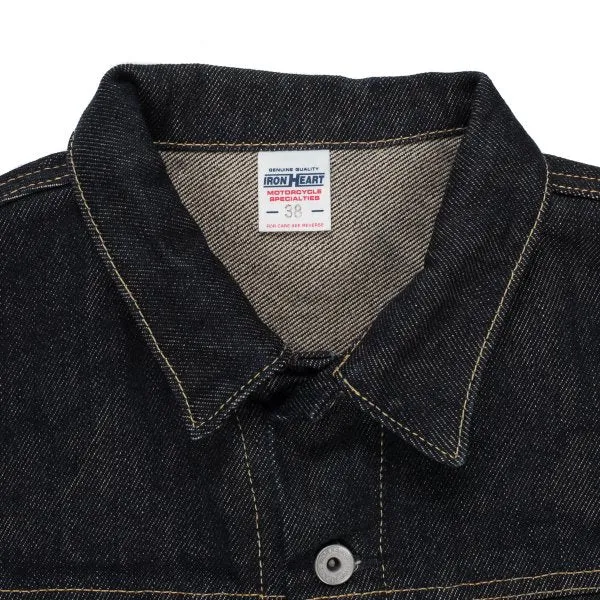 Iron Heart IH-526SV Indigo 21oz Selvedge Denim Vest