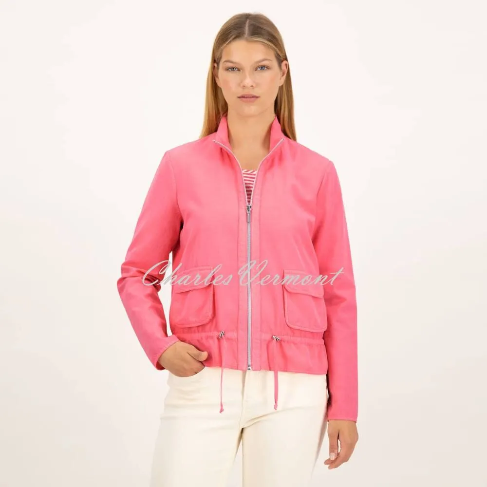 Just White Jacket - Style J1532 (Hibiscus Pink)