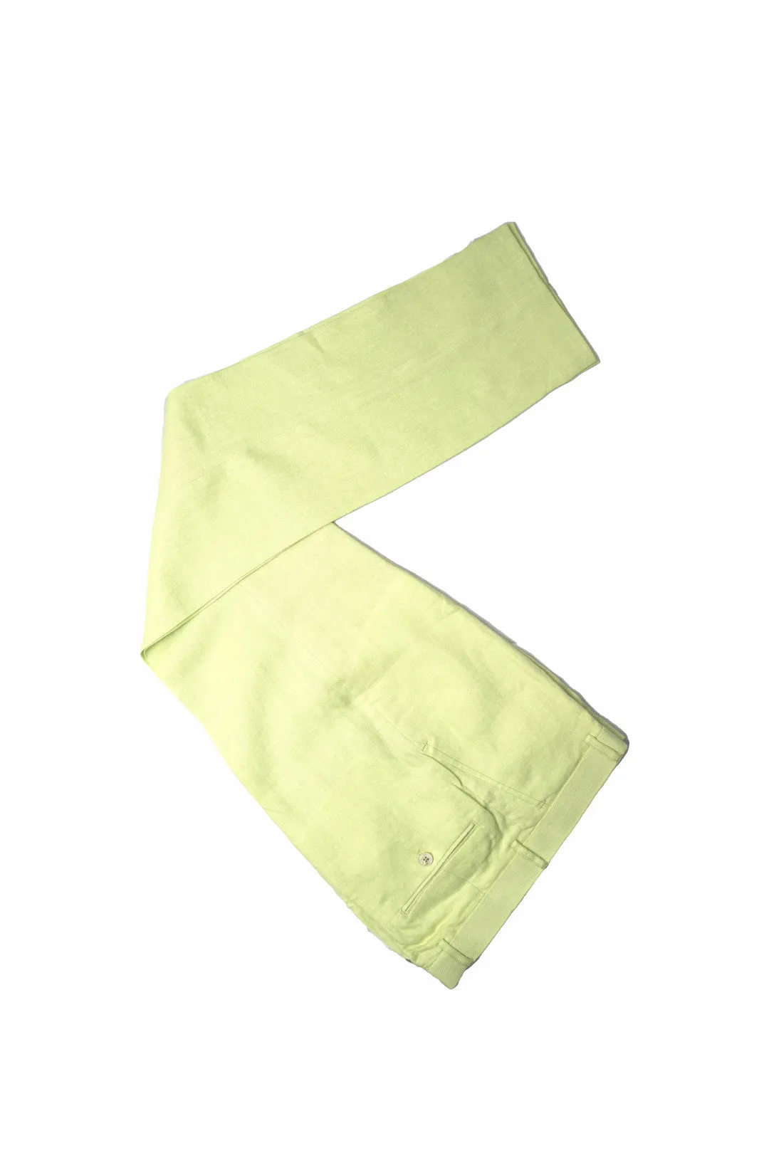 Lime Green Linen 3 Piece Suit