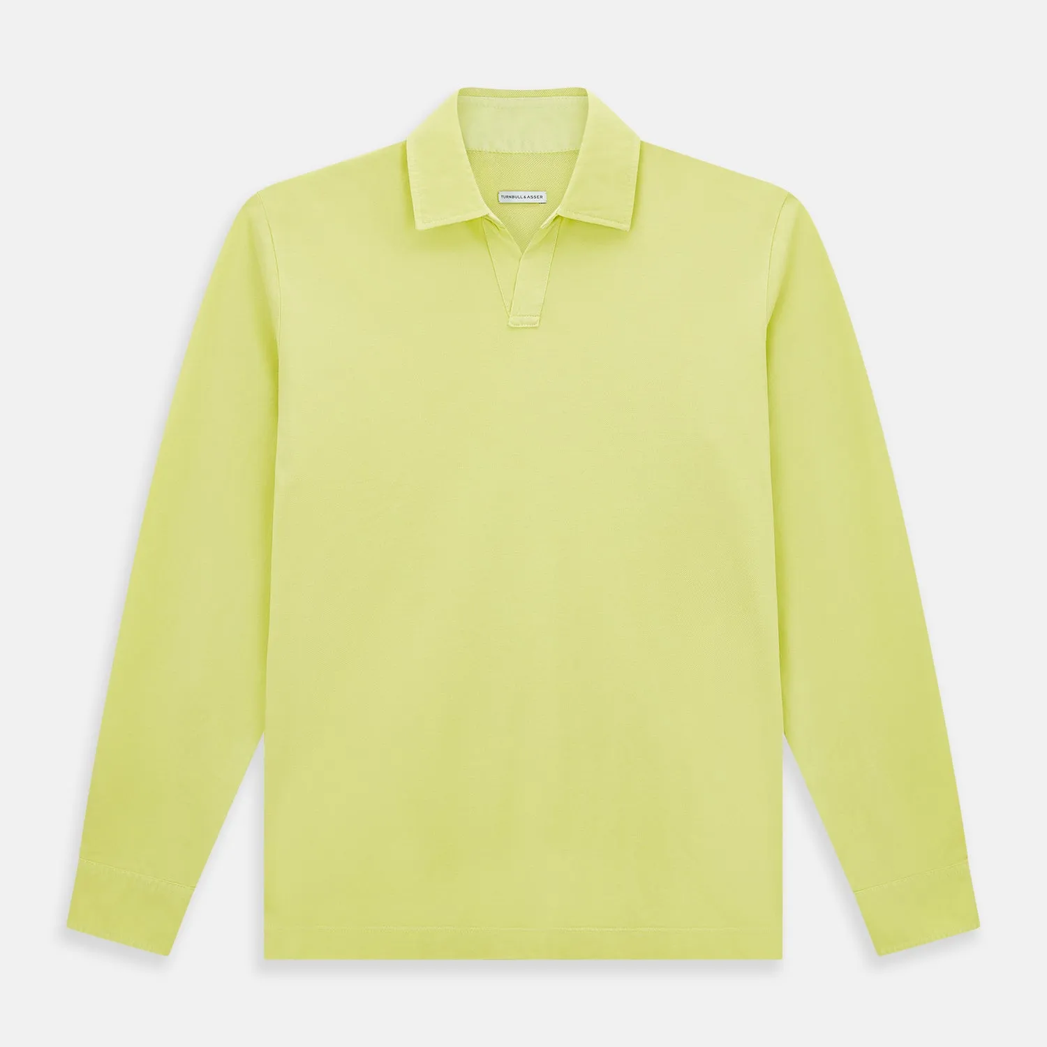 Lime Green Rugby Polo Shirt