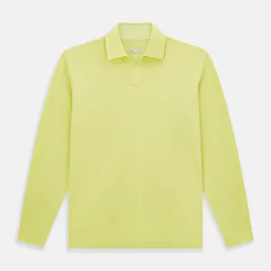 Lime Green Rugby Polo Shirt