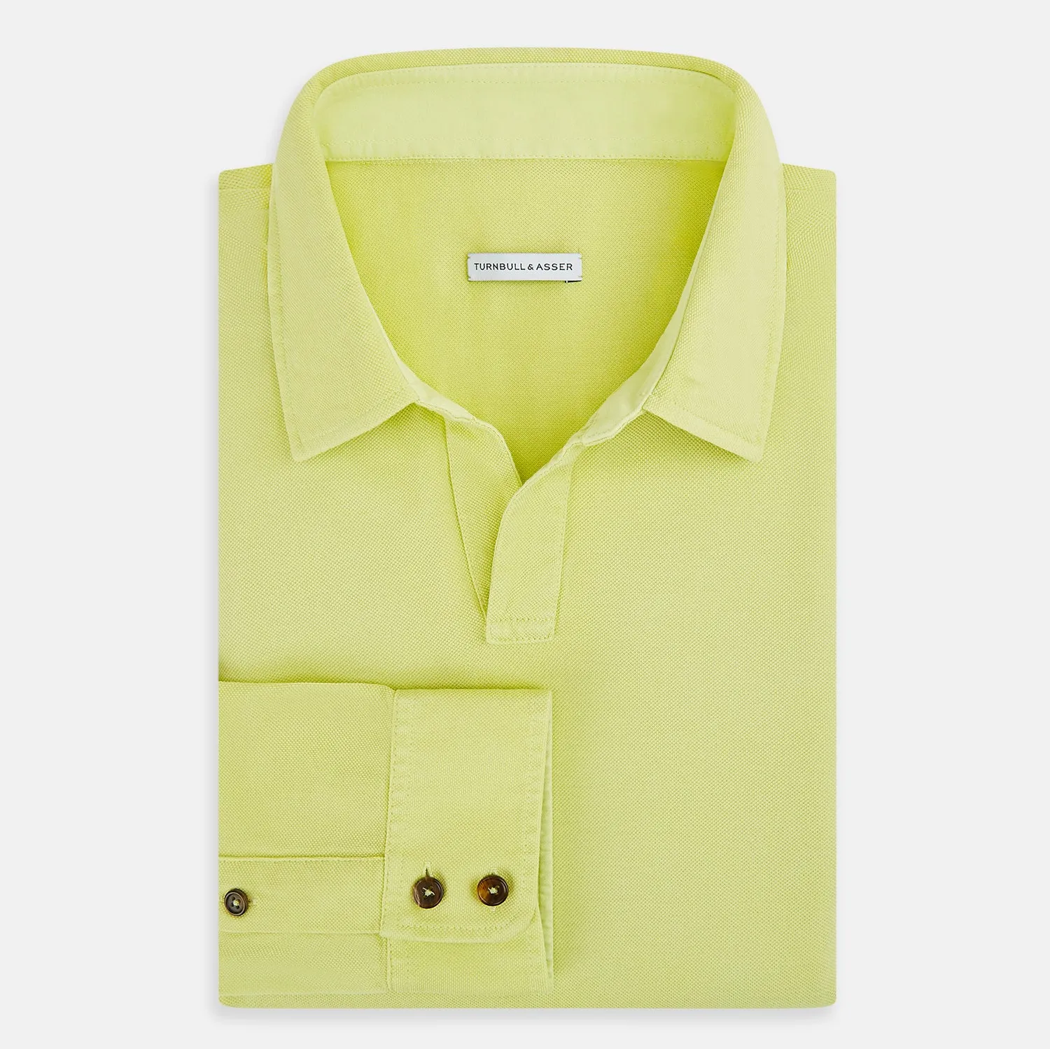 Lime Green Rugby Polo Shirt