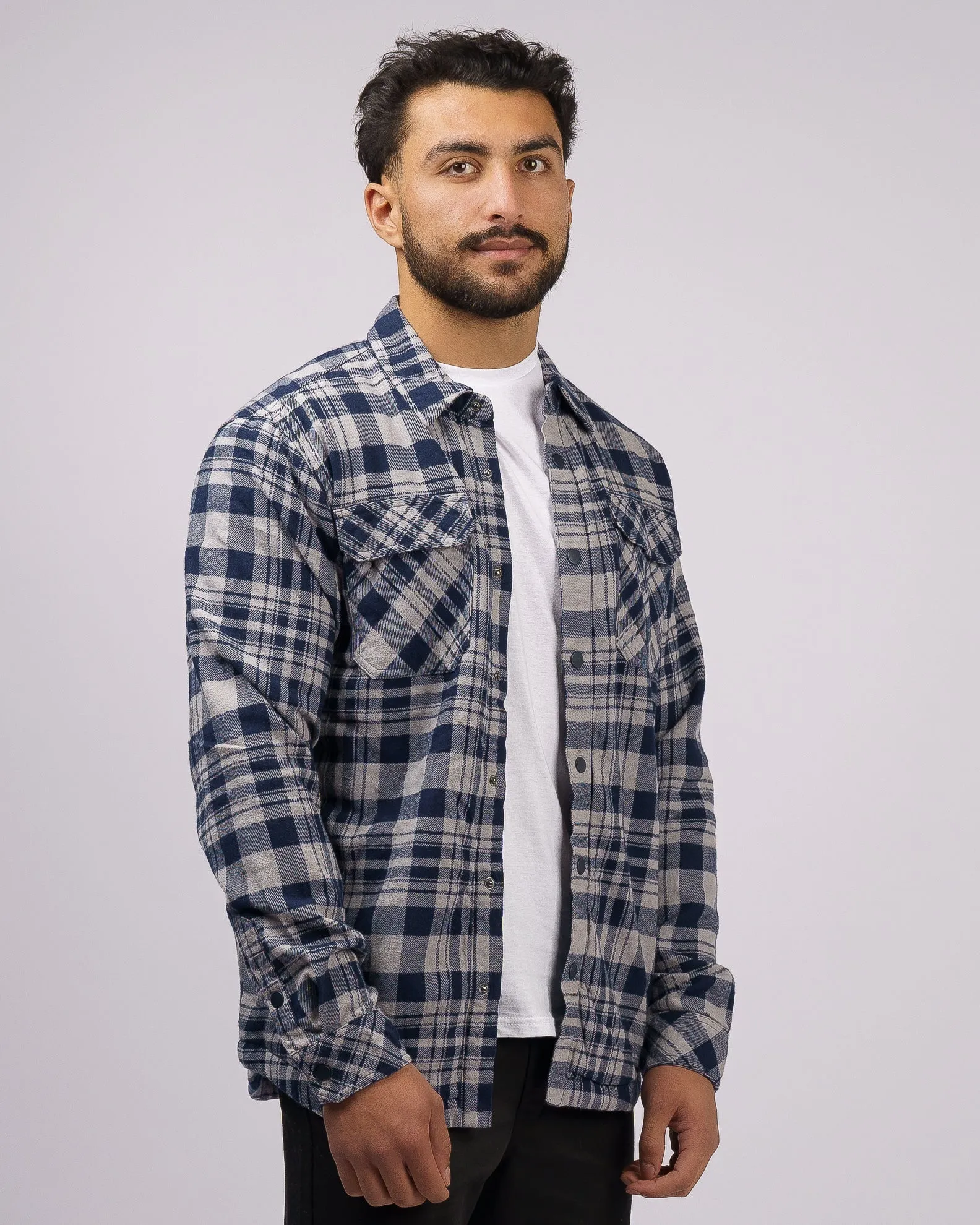 Lines L/S Flannel Jacket