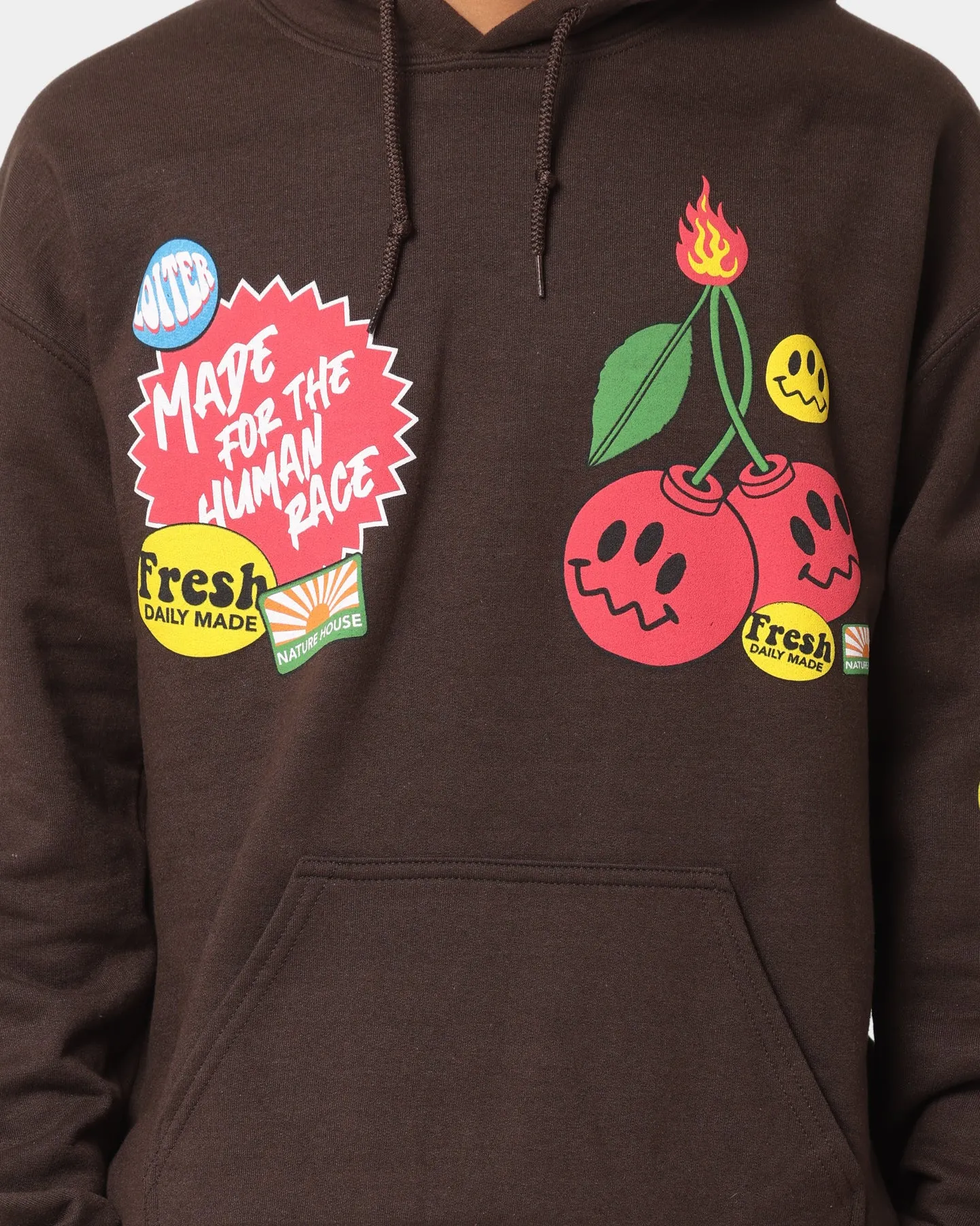 Loiter Cherry Bomb Hoodie Brown