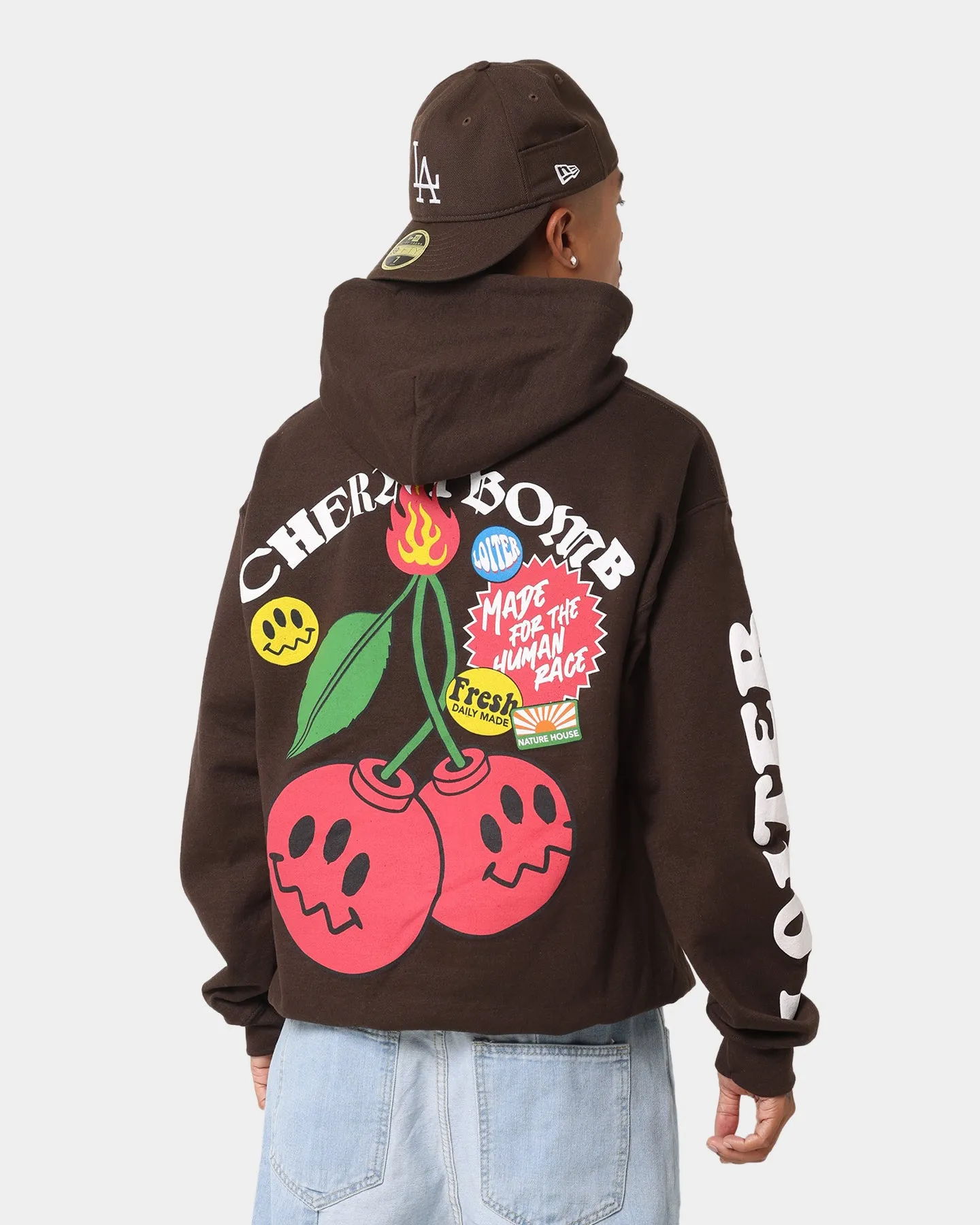 Loiter Cherry Bomb Hoodie Brown