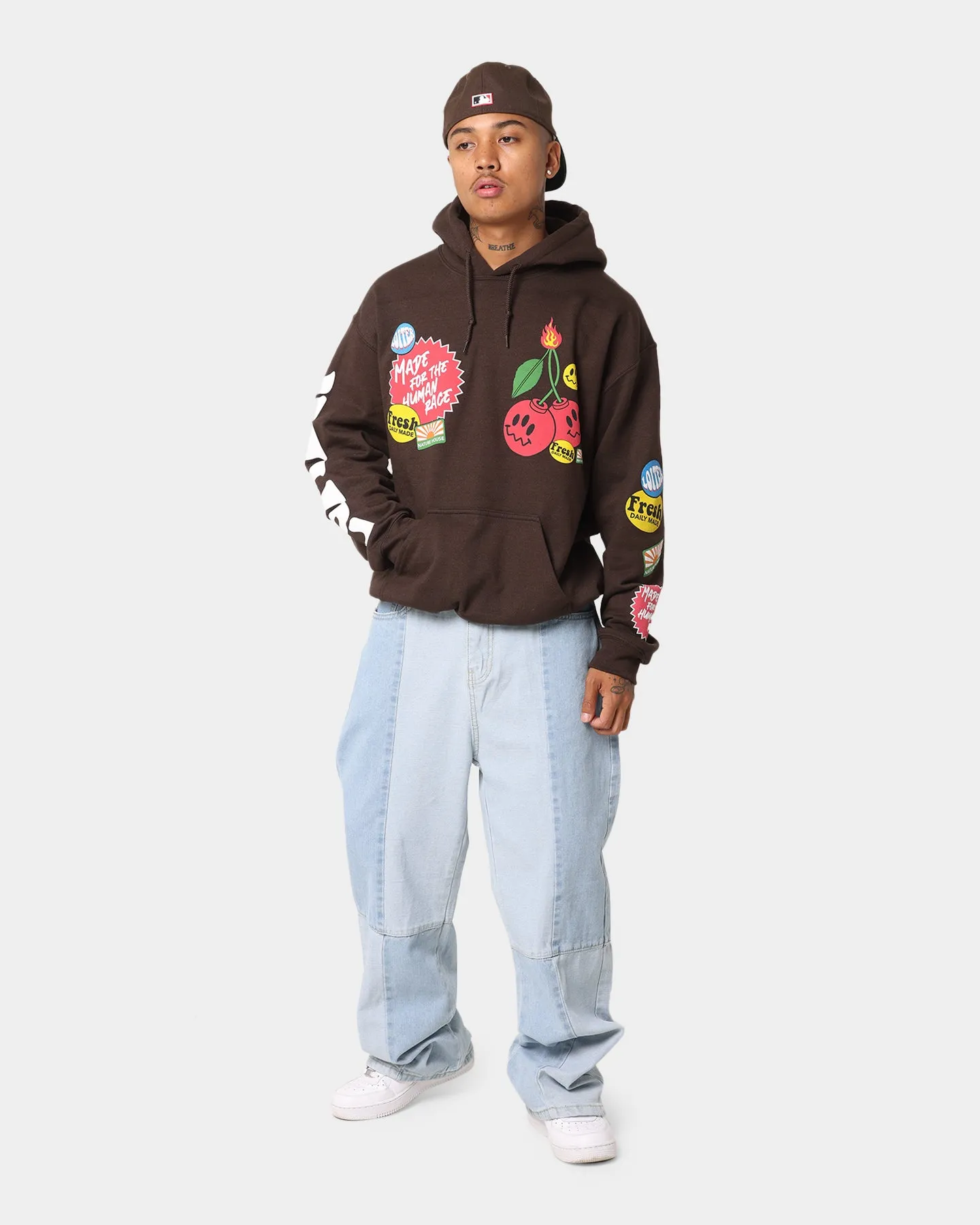 Loiter Cherry Bomb Hoodie Brown