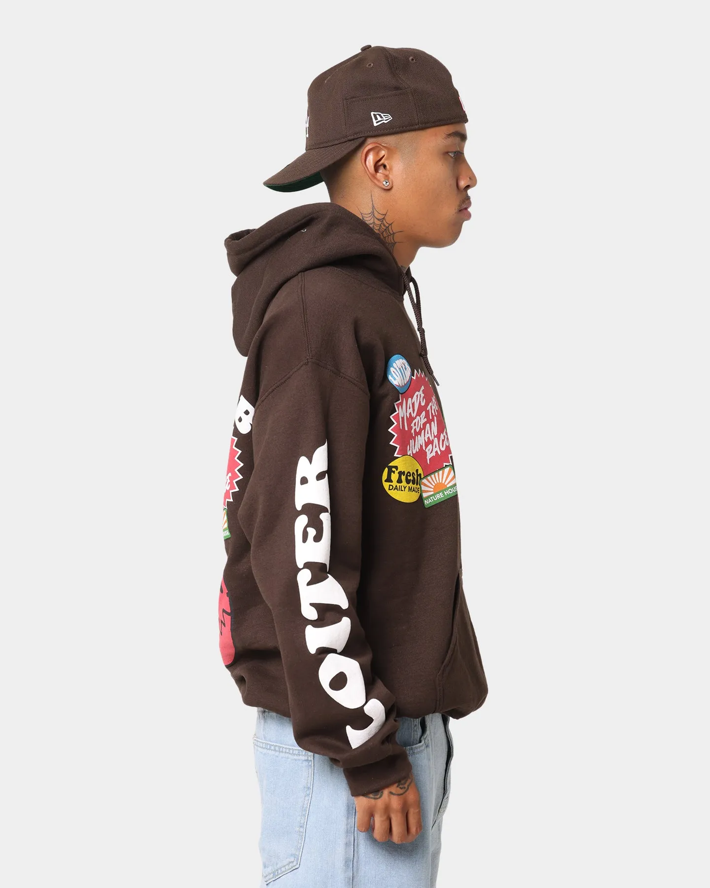 Loiter Cherry Bomb Hoodie Brown