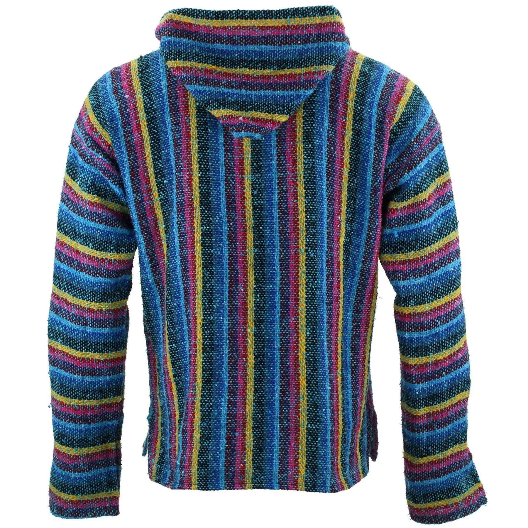 Mexican Baja Jerga Hoody - Blue Candy