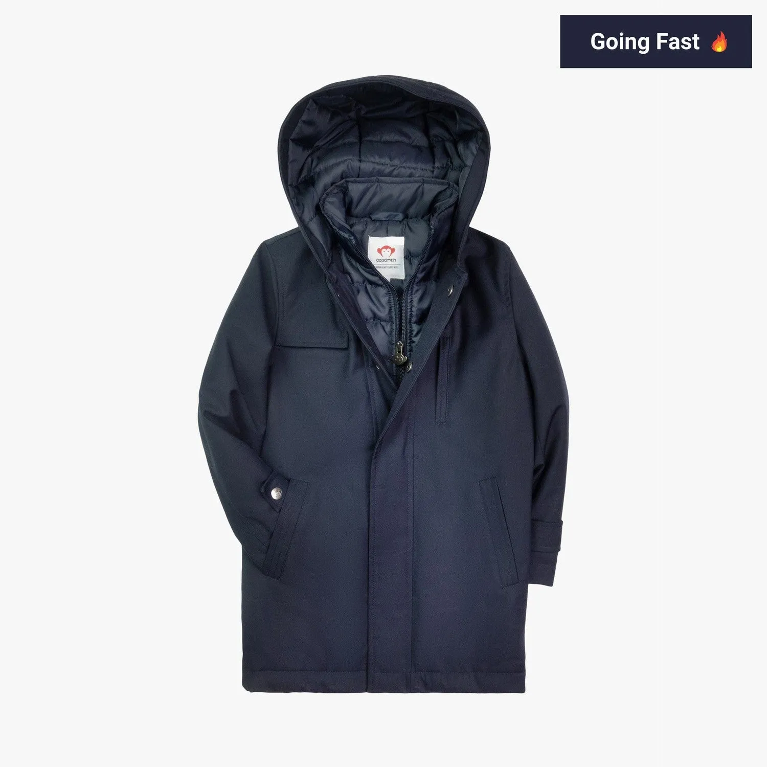 New Gotham Coat | Navy Blue