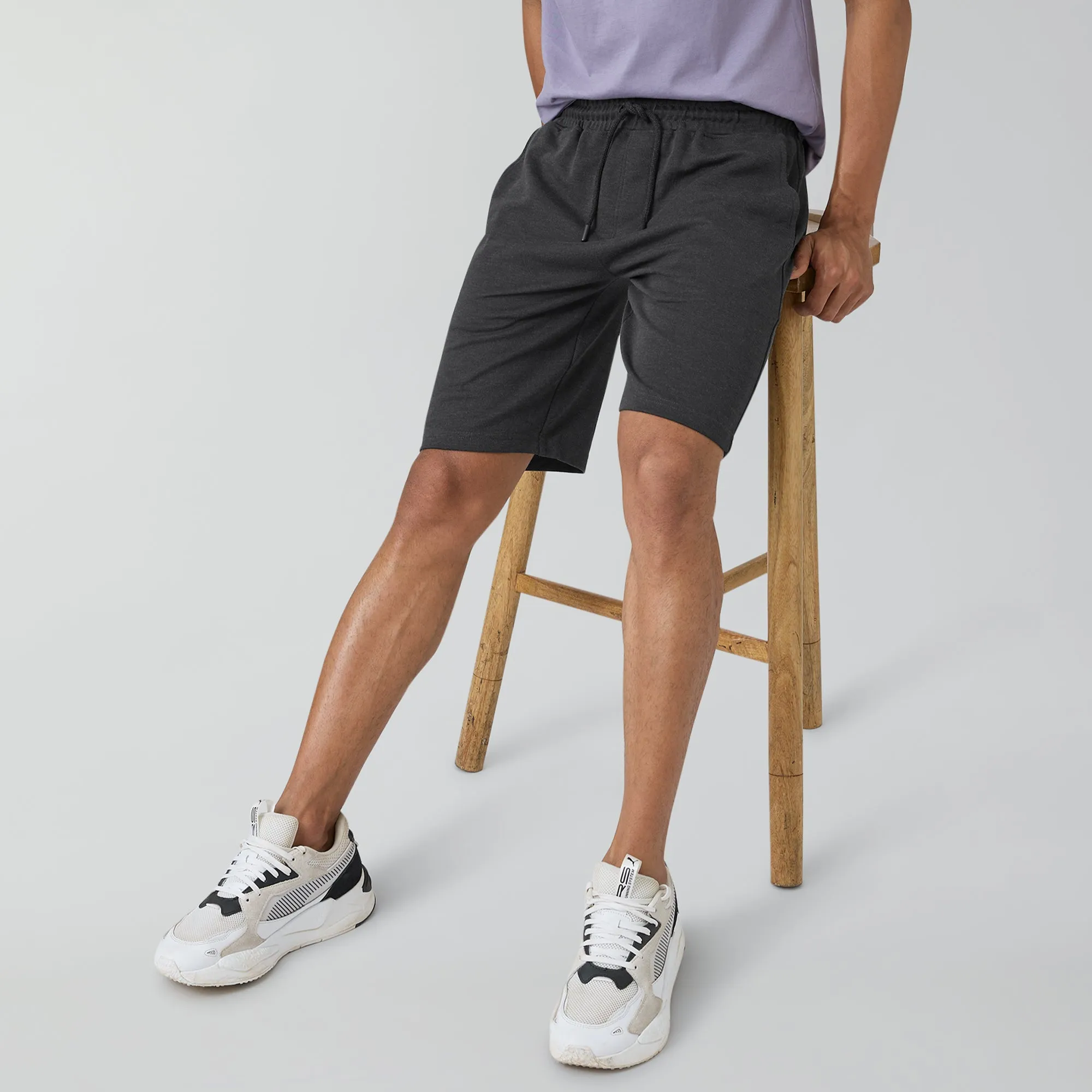 Nova Cotton Rich Shorts Graphite Grey