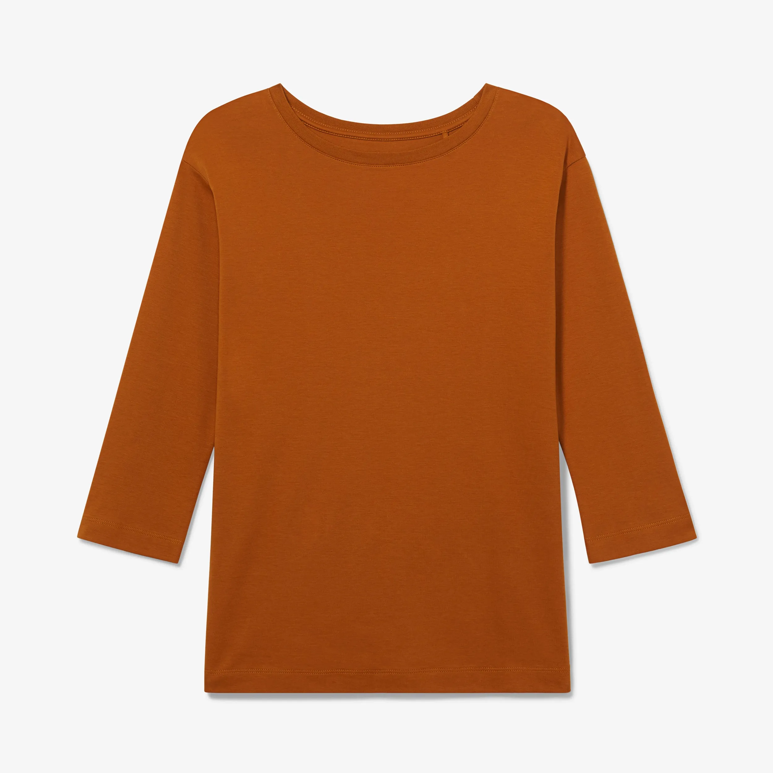 Owen T-Shirt - Pima Cotton :: Burnt Orange