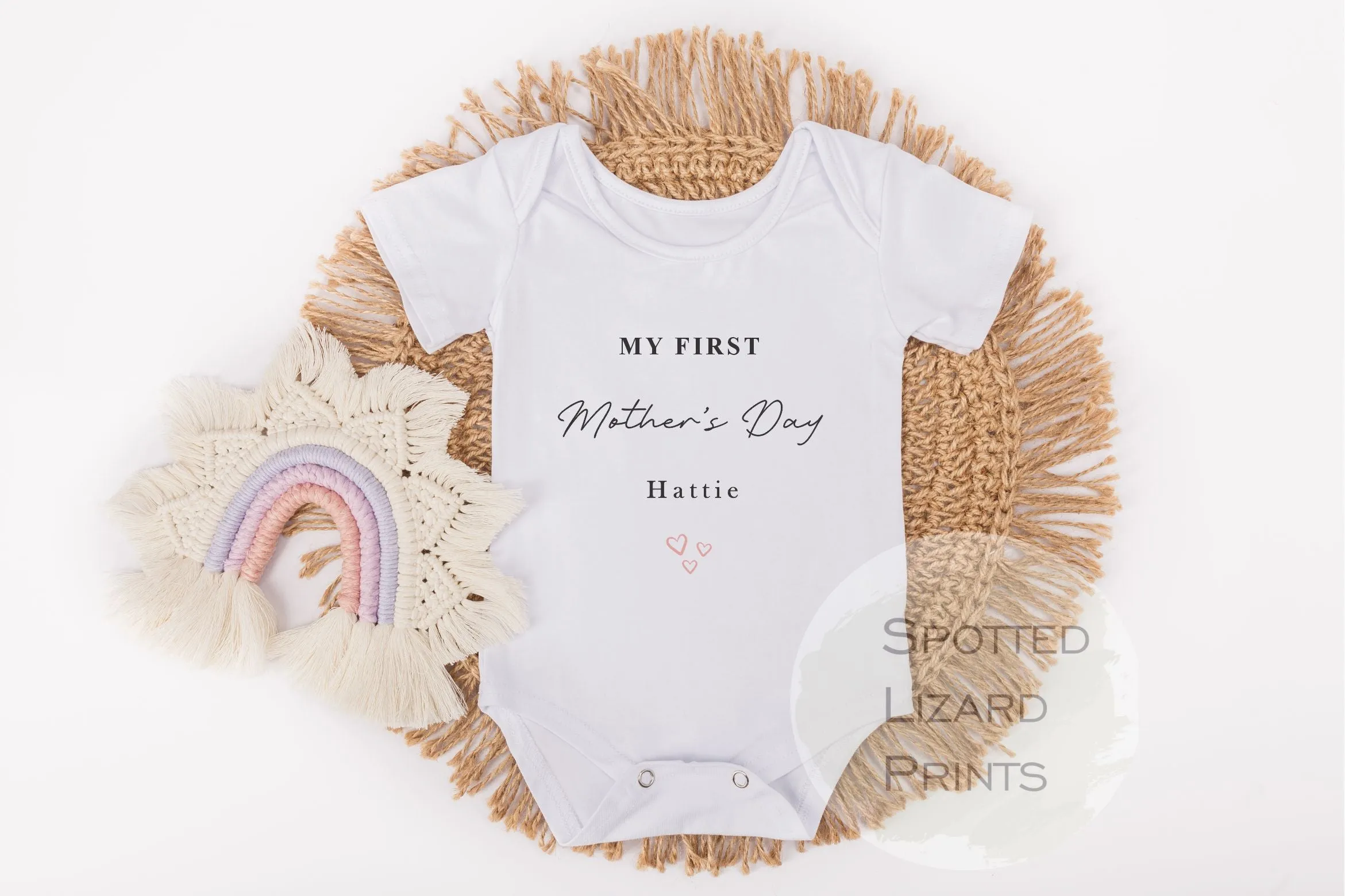 Personalised My First Mother's Day MUMMY Baby Outfit (First Mother's Day 1st Mother's Day Mummy l New Mum Gift | Love My Mum)