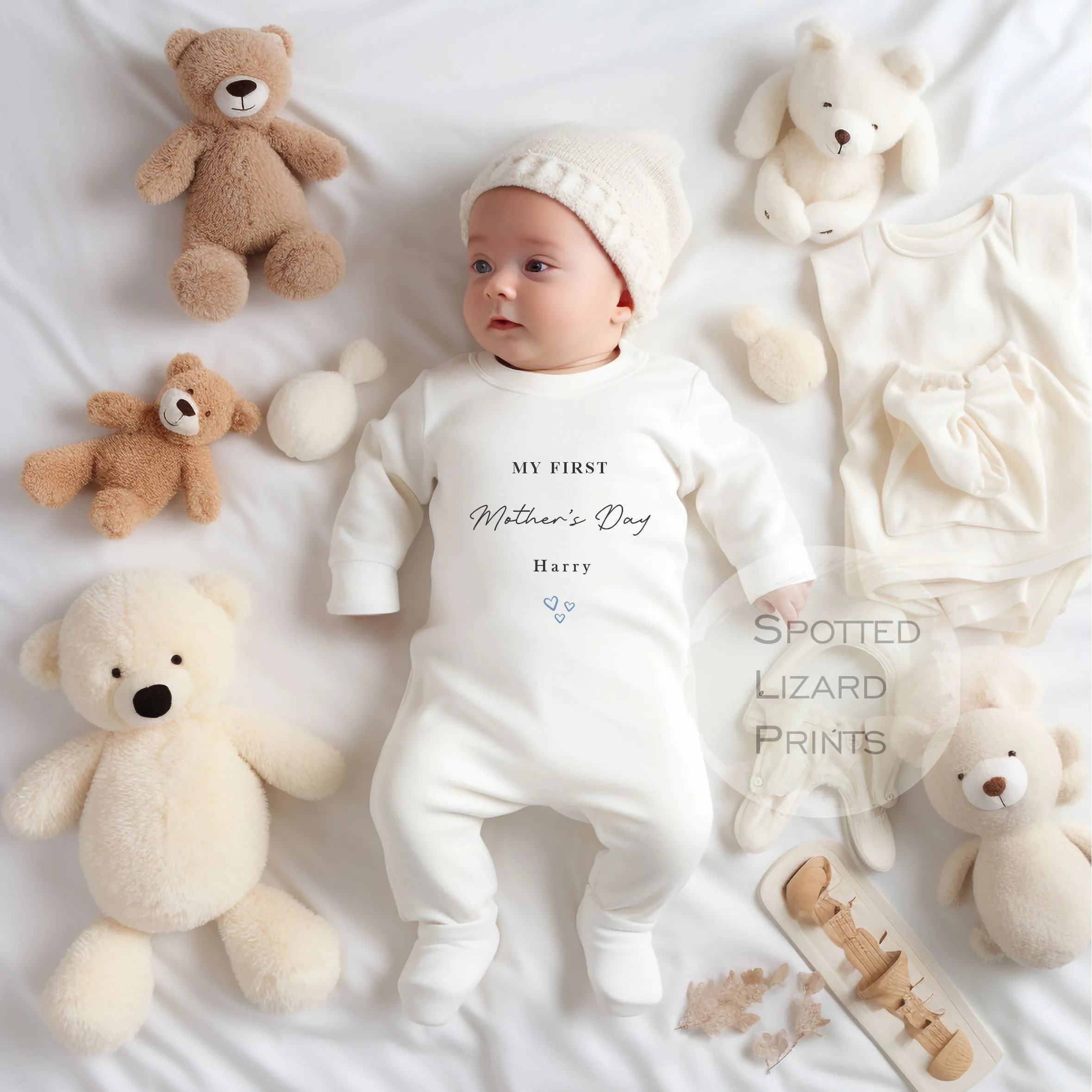 Personalised My First Mother's Day MUMMY Baby Outfit (First Mother's Day 1st Mother's Day Mummy l New Mum Gift | Love My Mum)